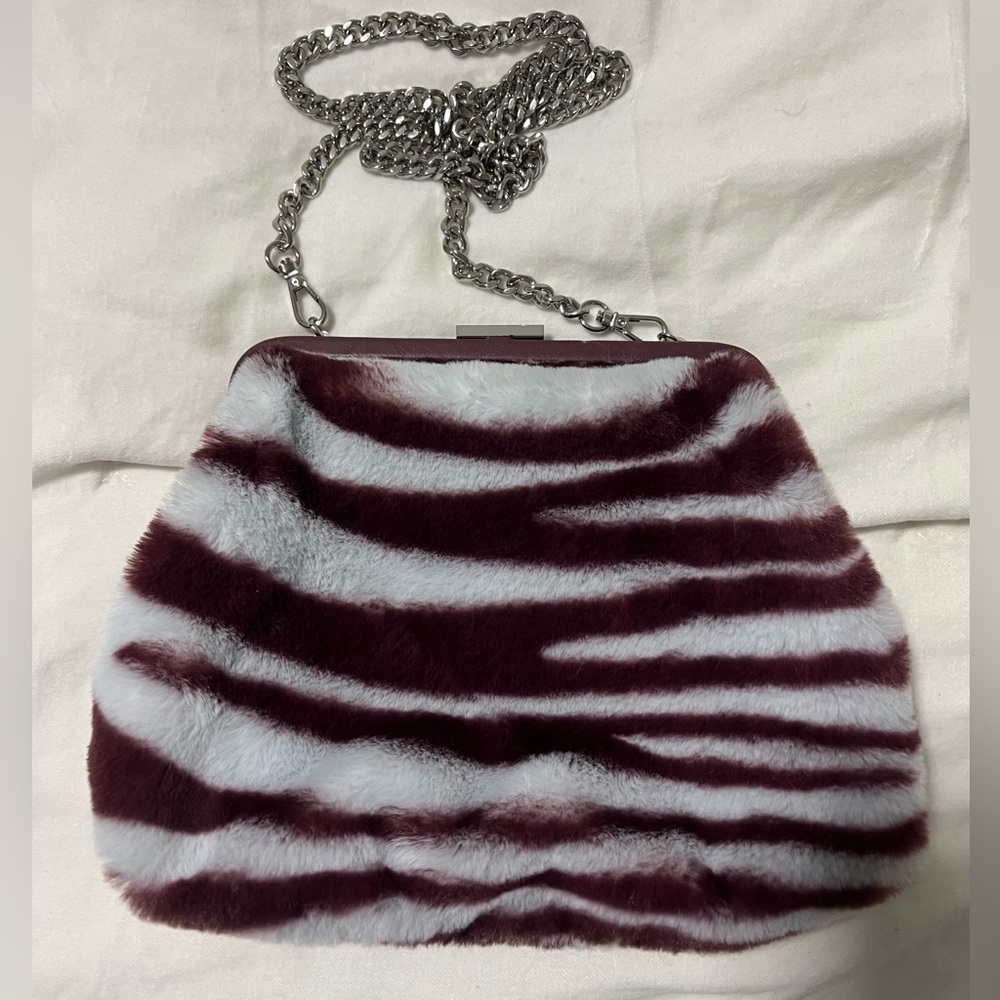 Zara Printed Chain Purse